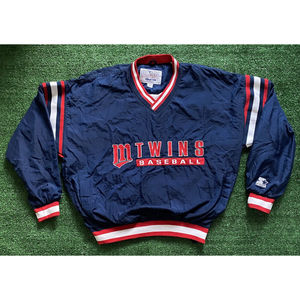 90s MLB Minnesota Twins Starter Pullover Windbreaker Jacket